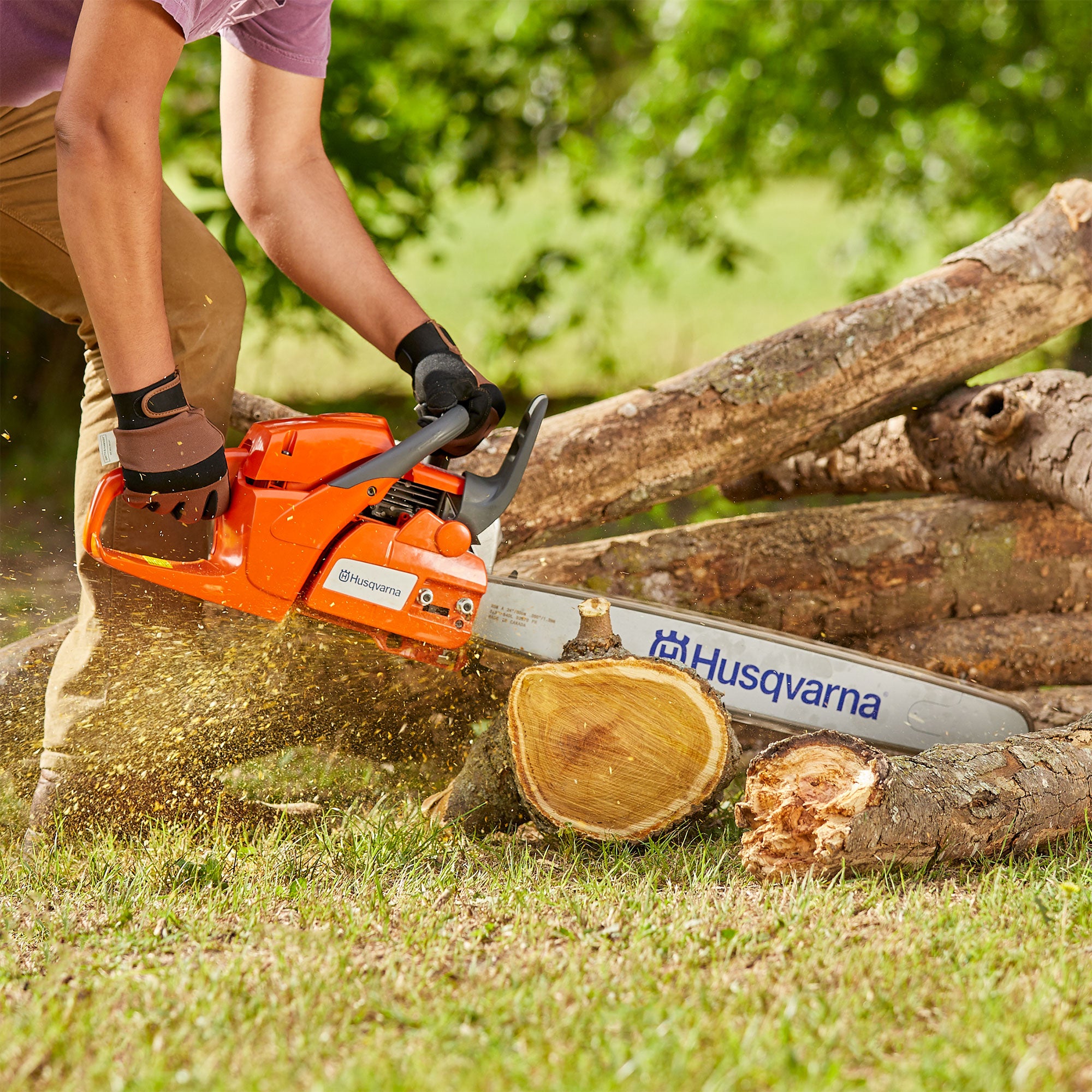 HUSQVARNA 460 24" 60.3cc 3.62HP Gas Powered Chain Saw XTorq Chainsaw (Used)