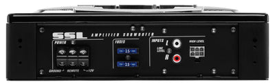 SOUNDSTORM LOPRO8 8" 600W UnderSeat Car Audio Subwoofer Powered Sub+8Ga Amp Kit