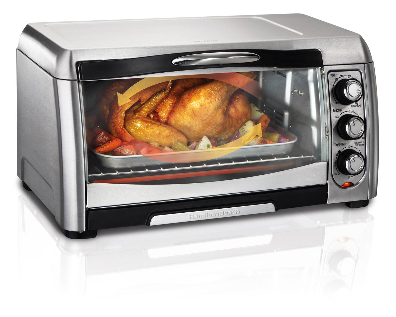 Hamilton Beach 31333 Convection 6 Slice Toaster Oven Broiler (Open Box)