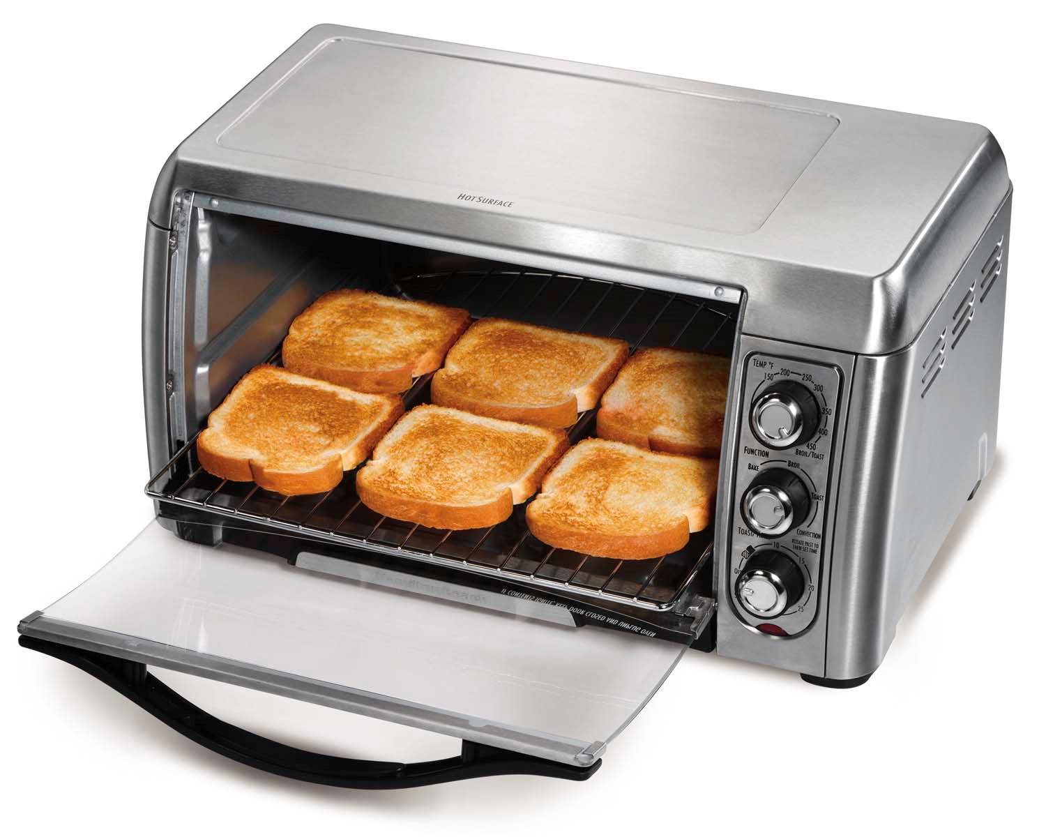 Hamilton Beach 31333 Convection 6 Slice Toaster Oven Broiler (Open Box)