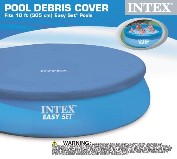 INTEX 10' Easy Set Swimming Pool Debris Cover Tarp | 58938E - Open Box - VMInnovations