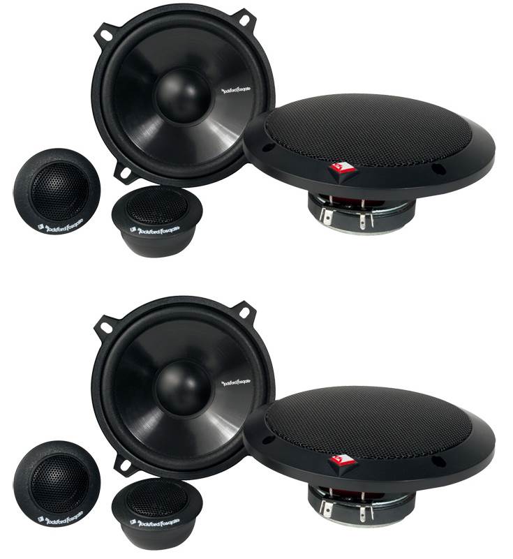 Rockford Fosgate R152-S 5.25" 160 Watt 2 Way Car Component Speakers Audio