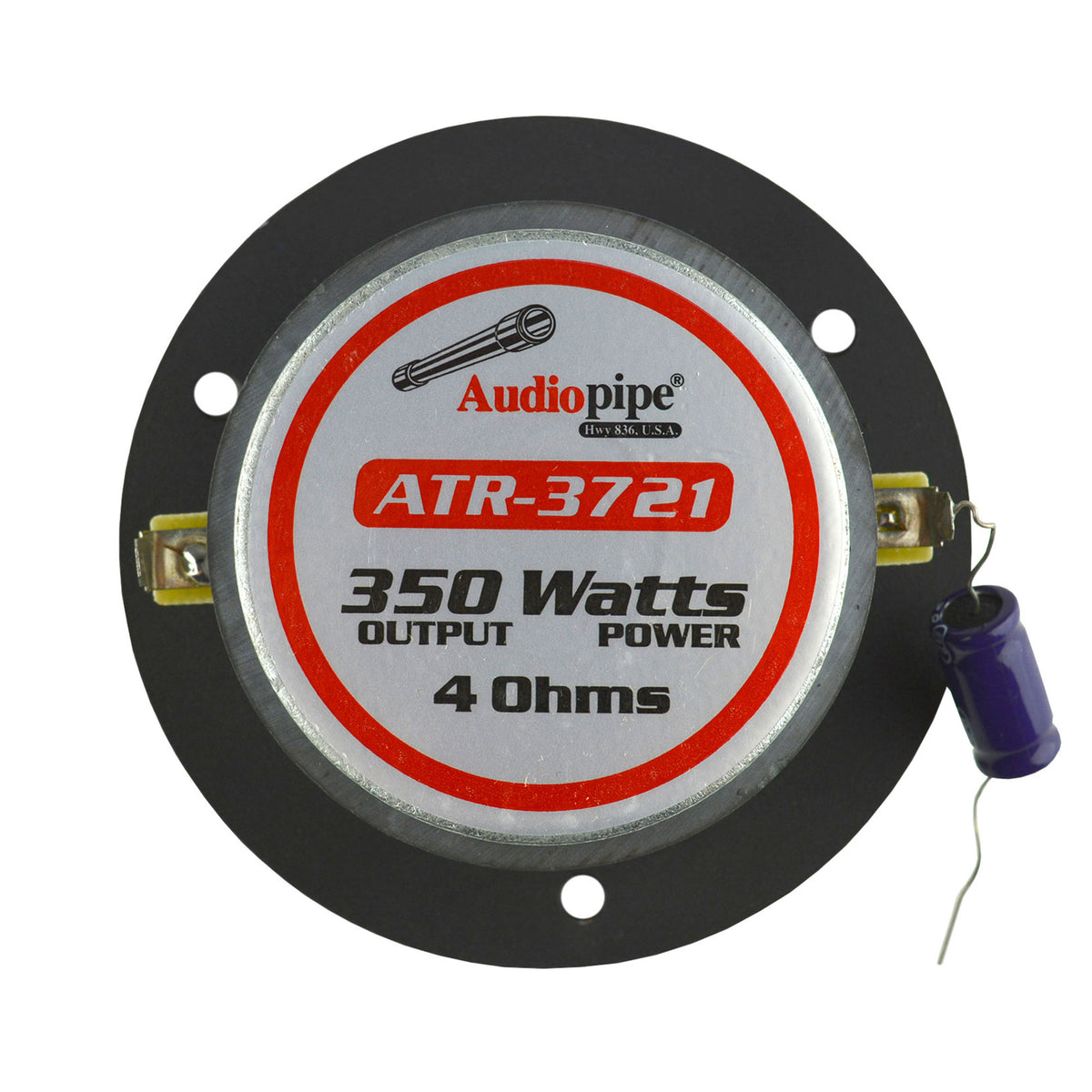 Audiopipe ATR-3721 3.75 Inch 350 Watt Titanium Car Audio Bullet Tweeter, Pair