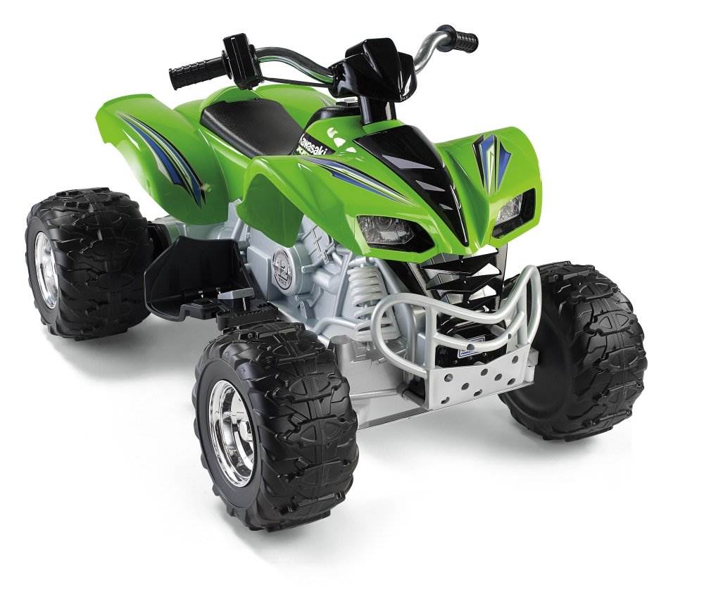 Power Wheels Kawasaki KFX Green 4-Wheel ATV 12V Electric Ride-On | X6641 (Used)