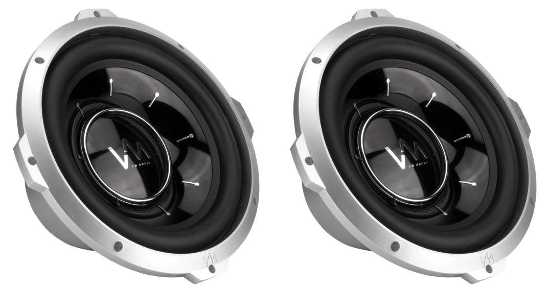 2 VM Audio SRW10 10" 1600W Car Subwoofers Power Subs Woofer DVC 4 Ohm 1600 Watts