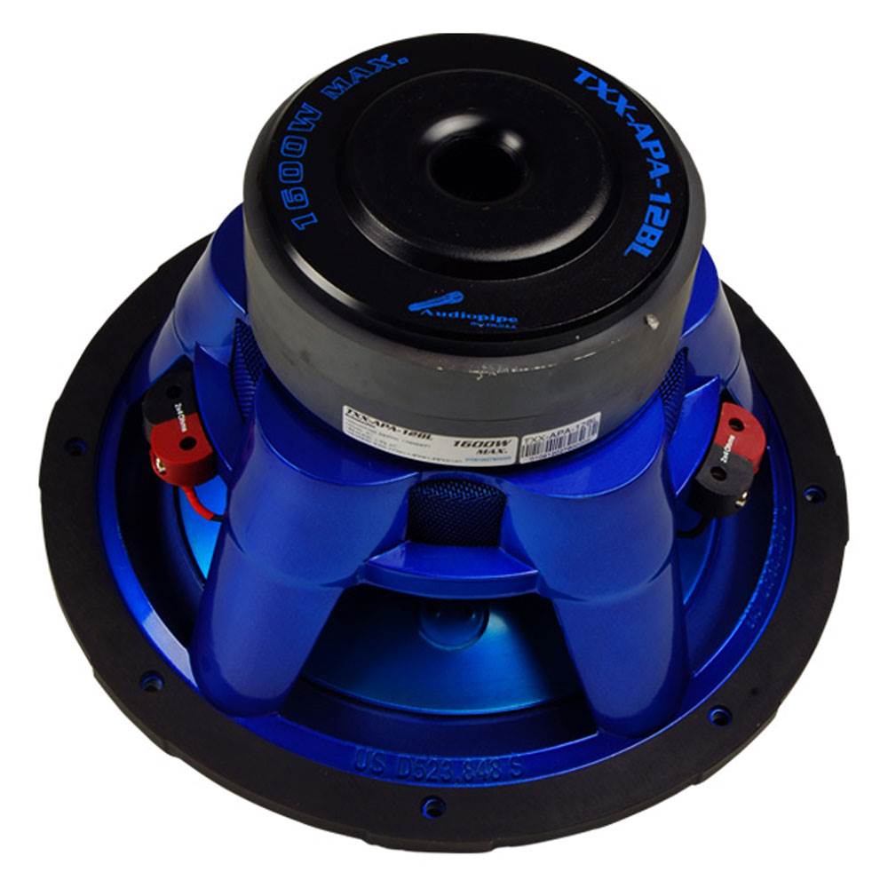 2) Audiopipe TXX-APC-12BL 12" 3200W Car Subwoofers Subs Woofers TXXAPC12BL DVC
