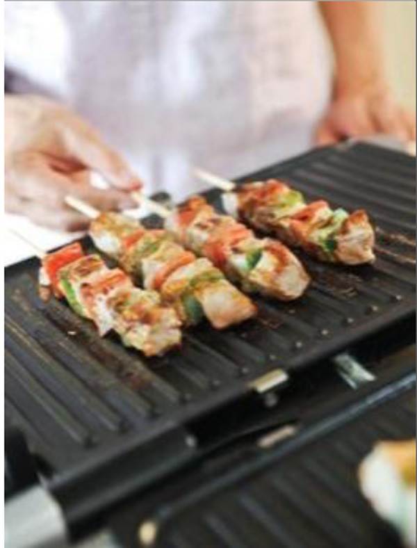 Grundig 1805301U 120 sq.in 12x10" Electric Home Kitchen Grill - Open Box