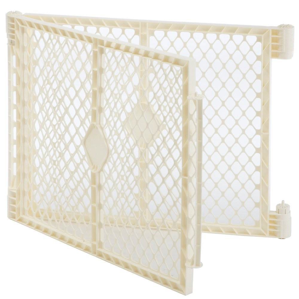 North States Superyard PlayPen Two Panel Extension Kit, Ivory (Open Box)
