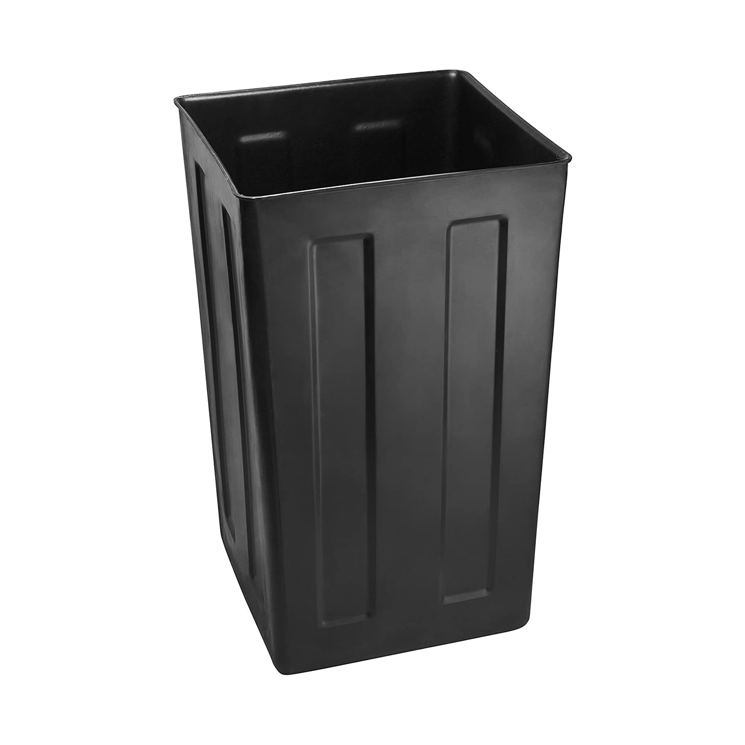 Alpine Industries 40 Gal Garbage Bin Trash Can with Ash Tray, Stone (For Parts)