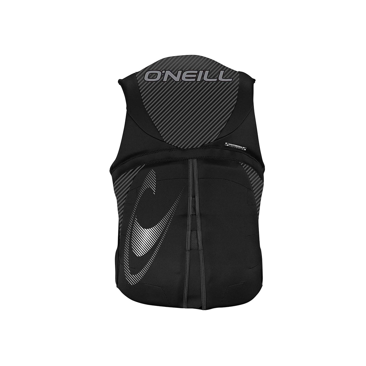 O'Neill Reactor USCG Wakeboarding Life Vest, Size Large, Black (Open Box)