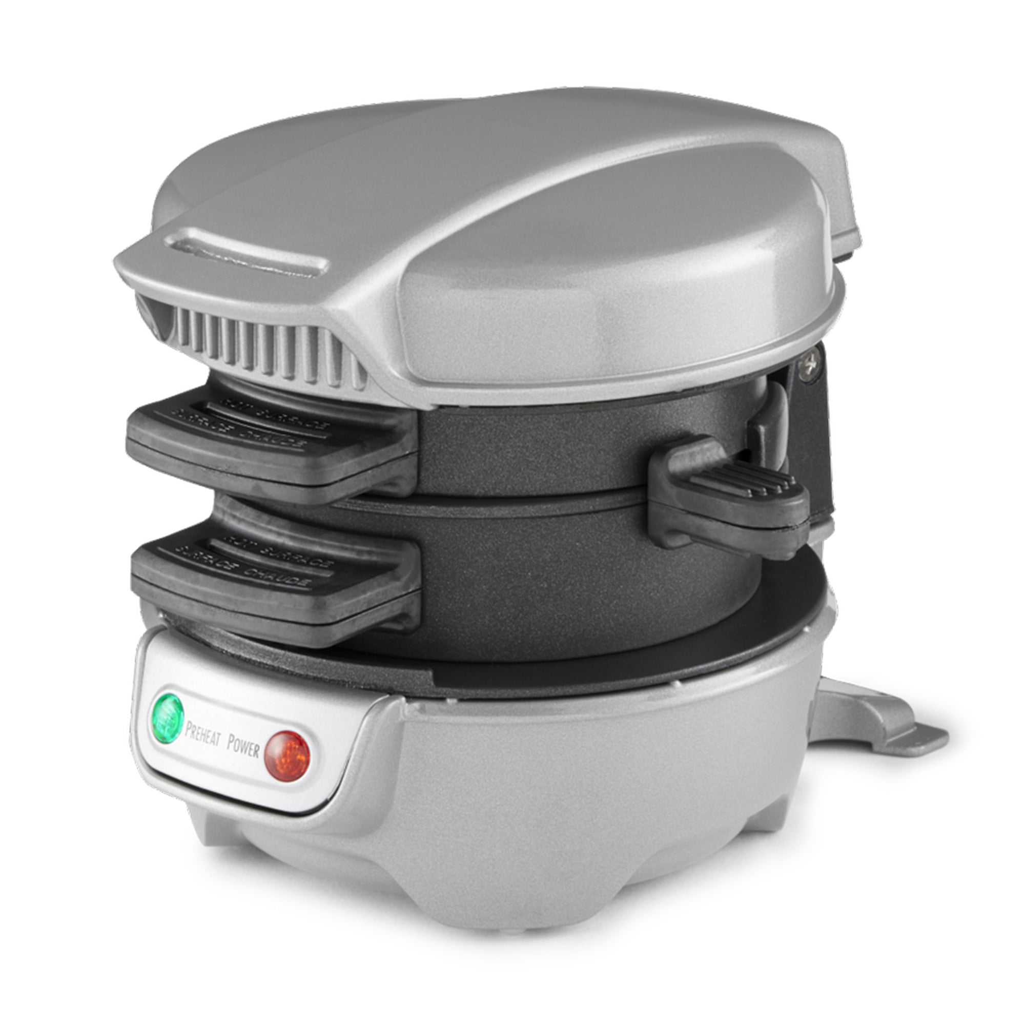Hamilton Beach Breakfast Sandwich Maker Kitchen Counter Top Press (Open Box)
