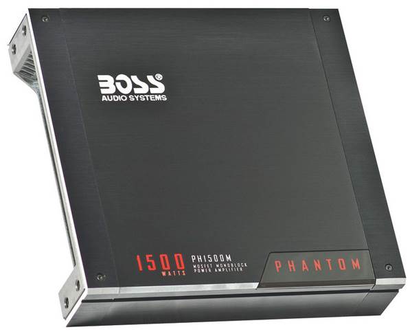 New BOSS PH1500M 1500W MONO A/B Car Audio Amplifier Amp +8 Gauge Amp Install Kit
