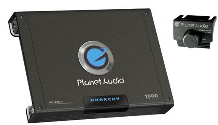 PLANET AUDIO AC1600.4 1600W 4 Ch Car Amplifier AC16004 + 4 Gauge Amp Install Kit