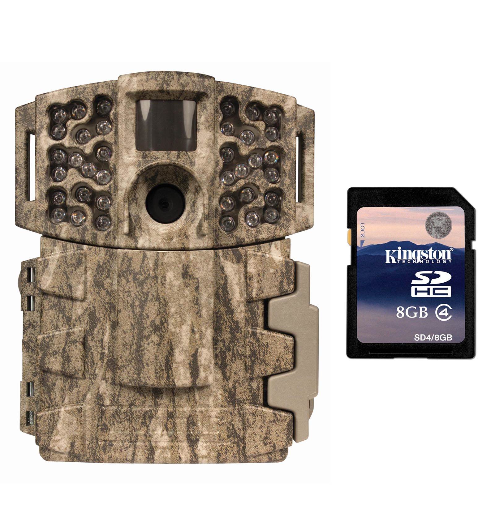 MOULTRIE Game Spy M-888 Low Glow Infrared 14MP Mini Trail Camera + 8GB SD Card