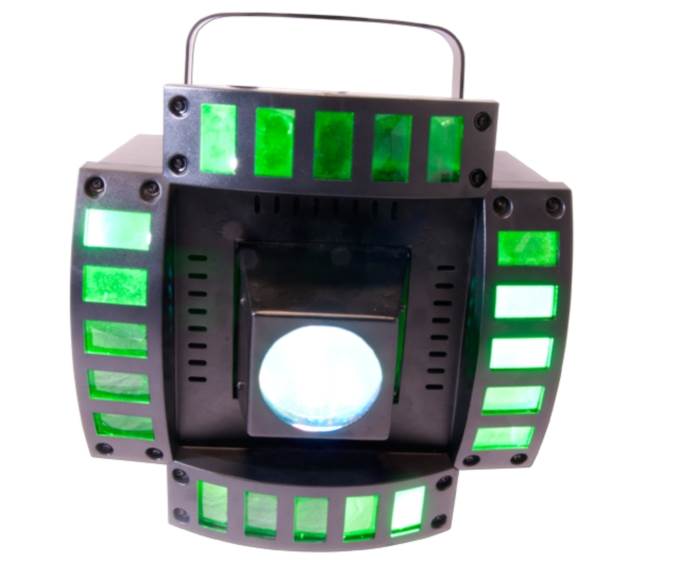 NEW! CHAUVET CUBIX 6 Channel LED DJ Disco Dance Effect Light + 25 FT DMX Cable
