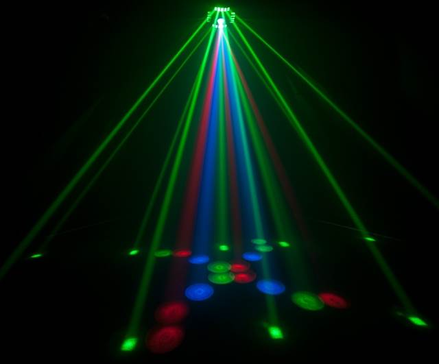 NEW! CHAUVET CUBIX 6 Channel LED DJ Disco Dance Effect Light + 25 FT DMX Cable