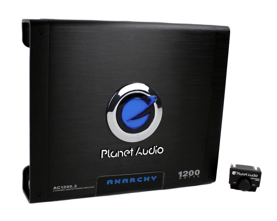 PLANET AUDIO AC1200.2 1200W 2 Channel Car A/B Amplifier Amp AC12002+8 Ga Amp Kit