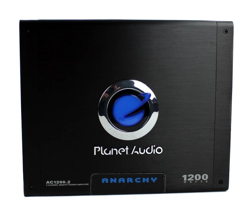 PLANET AUDIO AC1200.2 1200W 2 Channel Car A/B Amplifier Amp AC12002+8 Ga Amp Kit