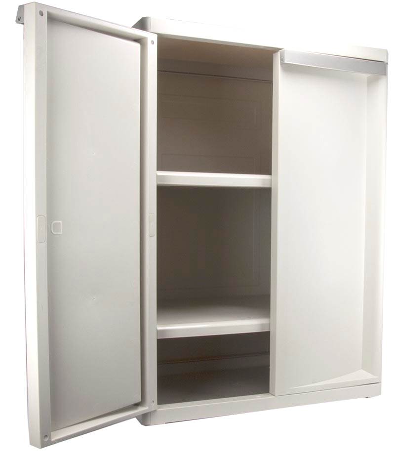 Sterilite Heavy Duty Adjustable 2 Shelf Base Cabinets Storage (Open Box)