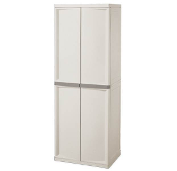 Sterilite 01428501 Heavy Duty Adjustable Shelf Garage Storage Cabinet - Open Box