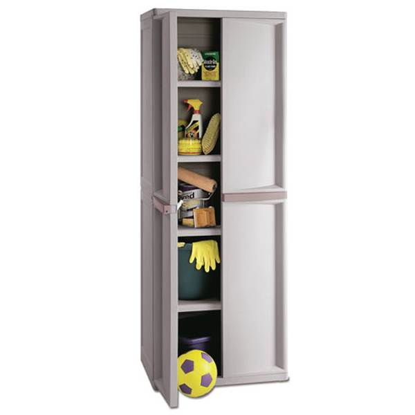 Sterilite 01428501 Heavy Duty Adjustable Shelf Garage Storage Cabinet - Open Box