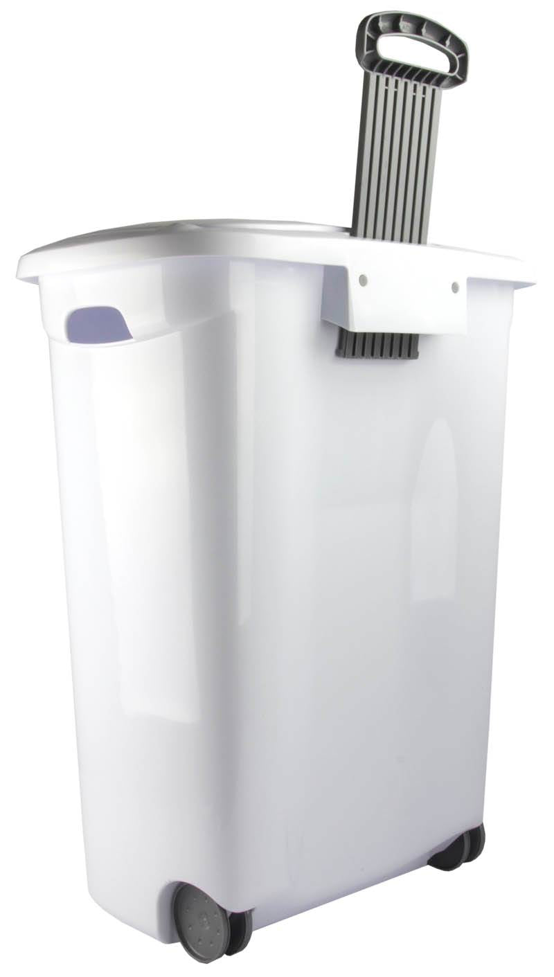 Sterilite 12228003 Portable Wheeled Laundry Hamper-Open Box