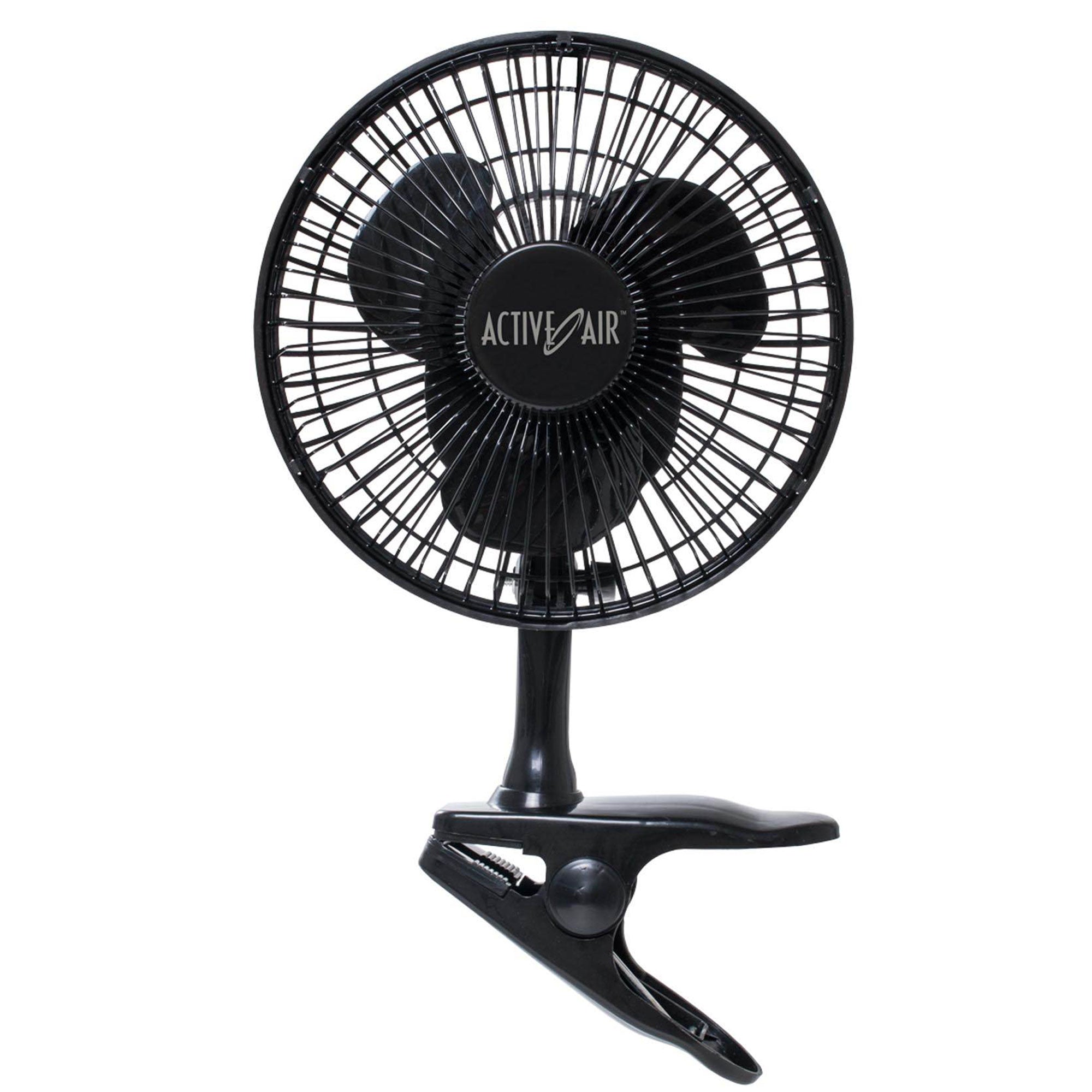 Active Air HORF6 Hydroponic 5W Brushless Motor 6-Inch ClipOn Garden Fan, 12 Pack