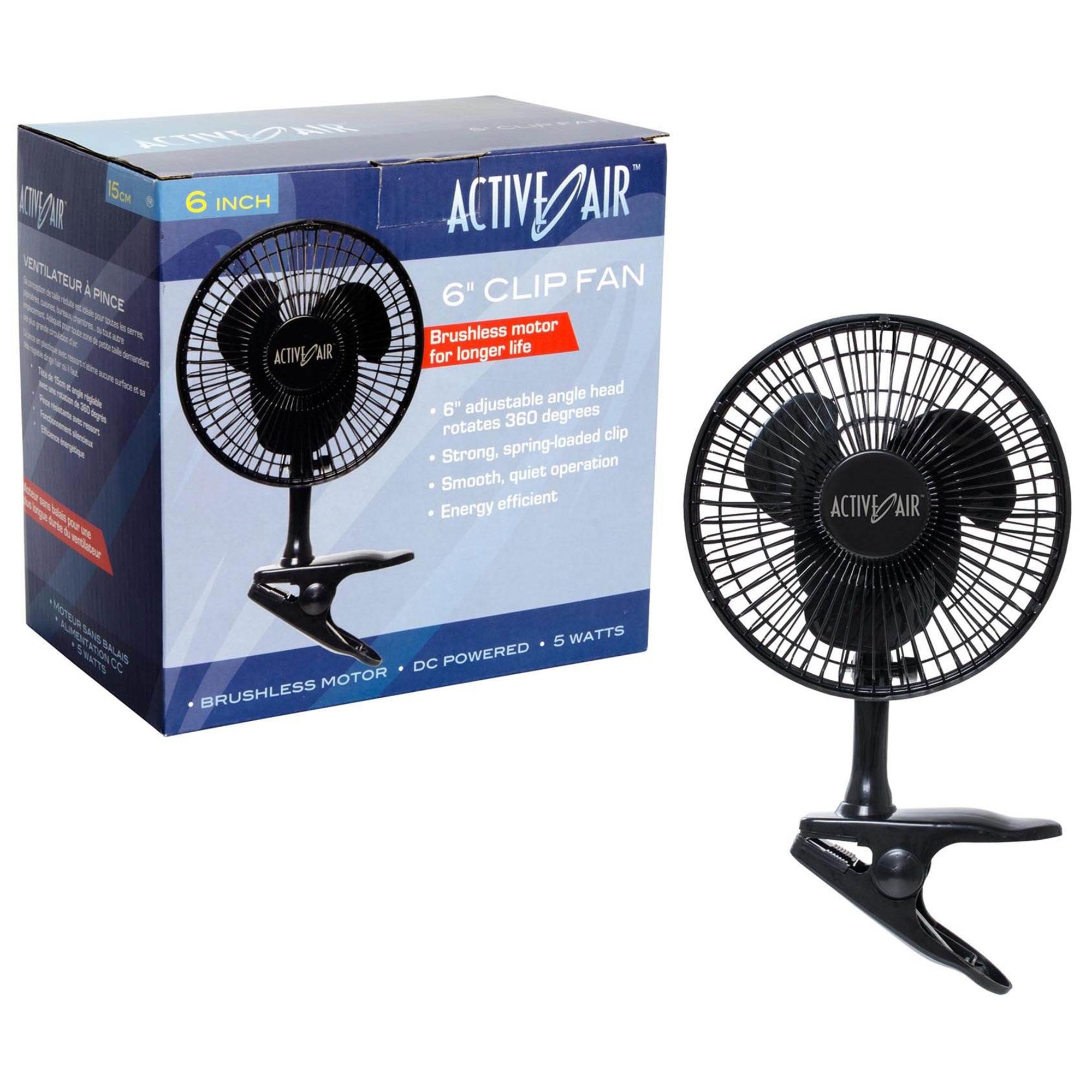Active Air 6" 5W Magnetic Drive Grow Fan w/ Brushless Motor | HORF6 (Open Box) - VMInnovations