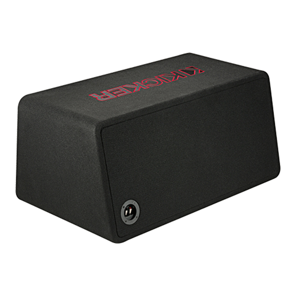 KICKER 45DL7R122 Dual 12 Inch L7R 2 Ohm 1200W RMS Power Car Subwoofer Enclosure - VMInnovations