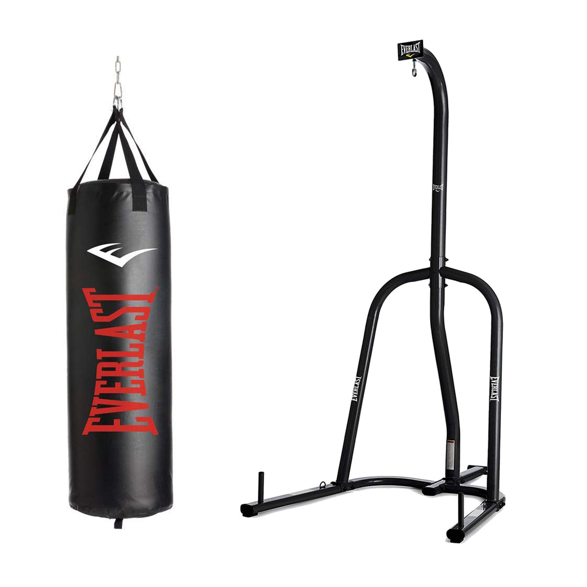Everlast P00001263 NevaTear 70 Pound MMA/Boxing Heavy Punching Bag with Stand