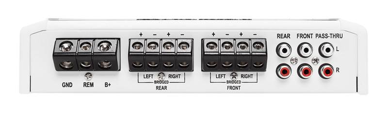Rockford Fosgate 400 Watt 4-Channel Full-Range Class-D Amplifier Amp (Open Box)