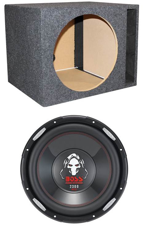 BOSS AUDIO P106DVC 10" 2100 Watt Car Subwoofer Sub DVC 4 Ohm+Vented Sub Box