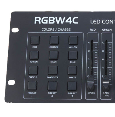 American DJ 32 Channel RGB/RGBW/RGBA LED DMX Lighting Controller | RGBW4C