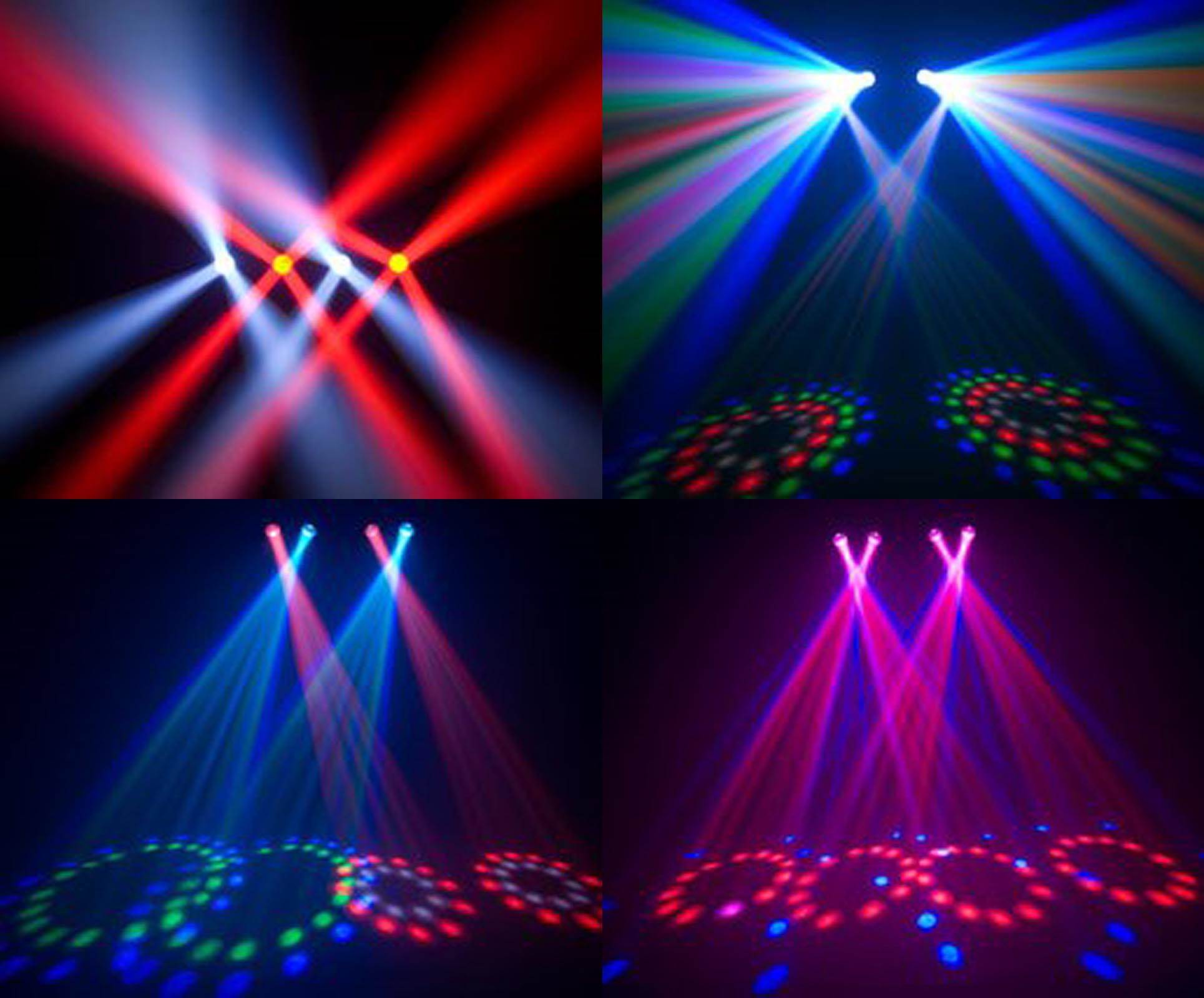 CHAUVET 4BAR DMX LED Wash Lighting System + 4PLAY Light + ADJ RGBW4C Controller