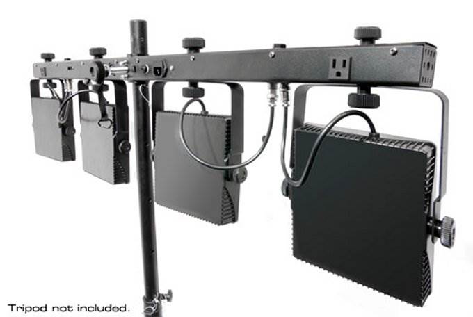 (2) NEW CHAUVET 4BAR FLEX LED RGB DMX DJ Novelty Light w/ Stands, Cases & Cables