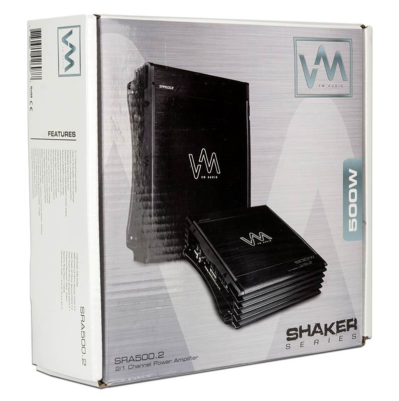 VM Audio 500W 2 Channel Car Amplifier Power Amp Stereo 10" Subwoofer Wiring Kit