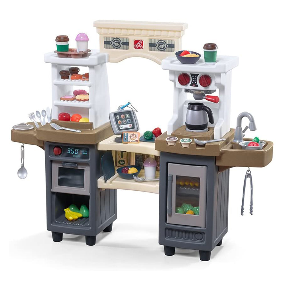 Step2 Coffee Bean Cafe Kids Play Shop Playset with Accessory Set (For Parts)