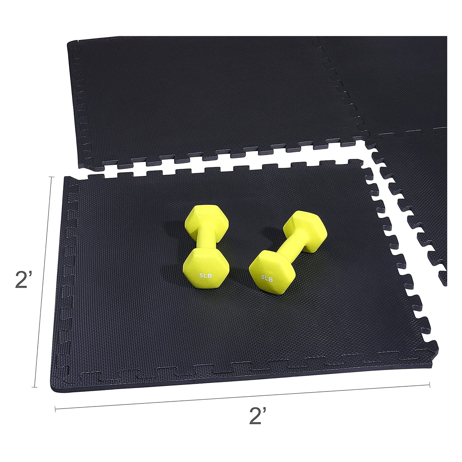 Everyday Essentials Home Gym Bench Strength Workout Station and Exercise Mat - VMInnovations