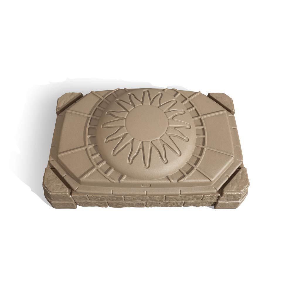 Step2 Naturally Playful Backyard Sandbox II for Toddlers and Preschoolers, Beige