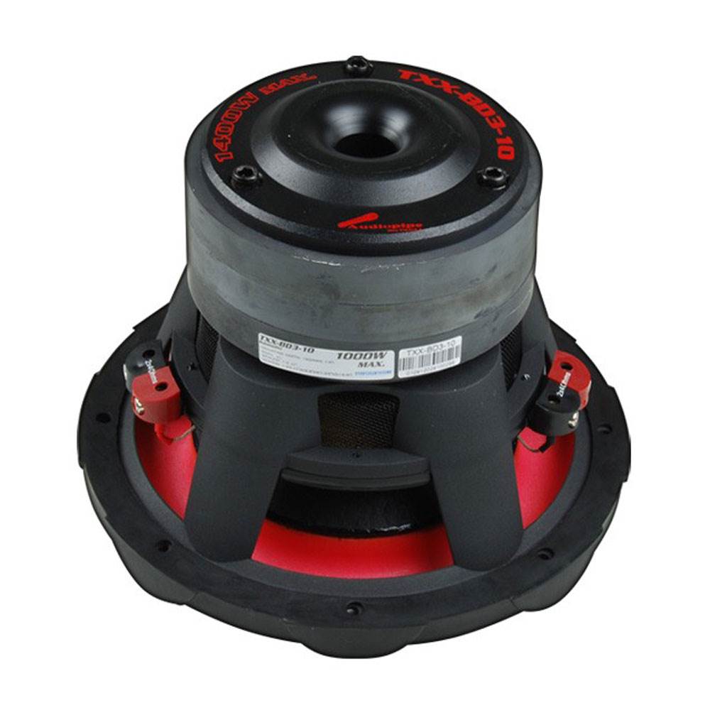 Audiopipe TXX-BD3-10 1400W 10 Inch Dual 4 Ohm Car Audio Subwoofers (2 Pack)
