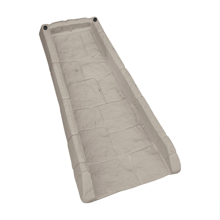 Suncast SB24 Decorative Rain Gutter Downspout Garden Splash Block, Light Taupe - VMInnovations