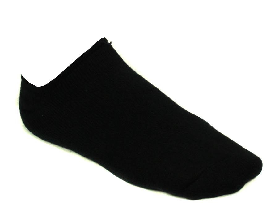 NEW! 24 Pairs Starter SM47106 Men's No Show Crew Socks Shoe Black | Size 6-12