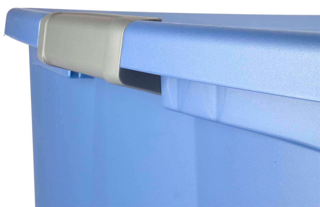 Sterilite 19481004 Large 45 Gallon Wheeled Portable Latching Storage Tote Box - VMInnovations