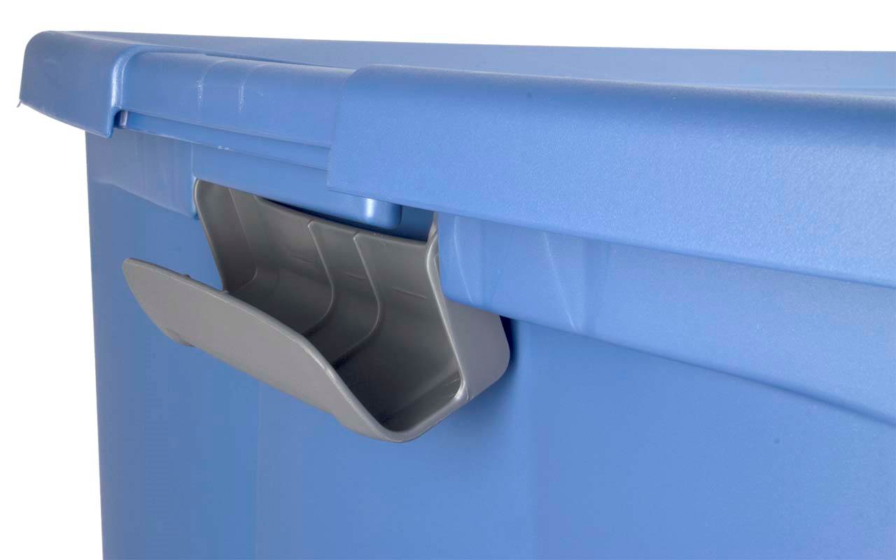 Sterilite 19481004 Large 45 Gallon Wheeled Portable Latching Storage Tote Box - VMInnovations