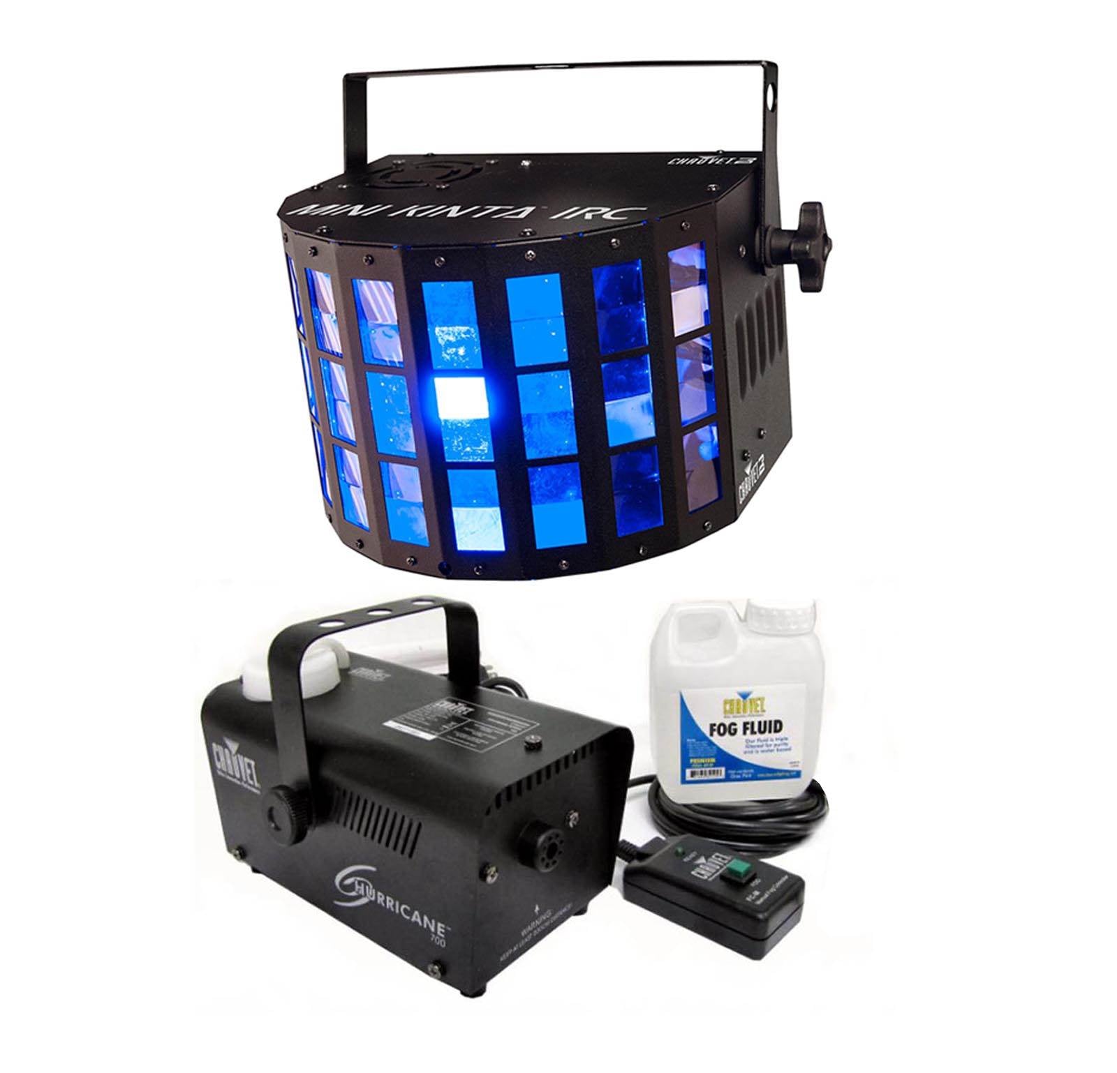 CHAUVET DJ Mini Kinta IRC 3W LED RGB DMX Light Effect + H700 Fog/Smoke Machine