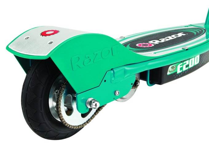 Razor E200 Electric Motorized Kids Scooter (Teal) w/ Helmet, Elbow & Knee Pads