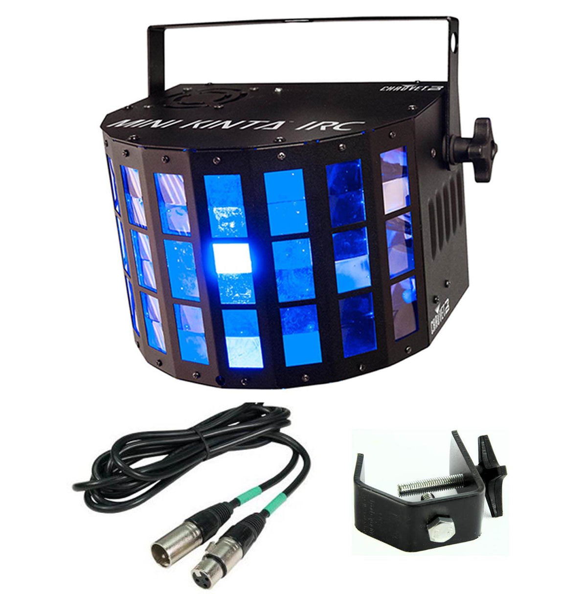 CHAUVET DJ Mini Kinta IRC LED RGB DMX Ambient Light Effect w/ DMX Cable & Clamp