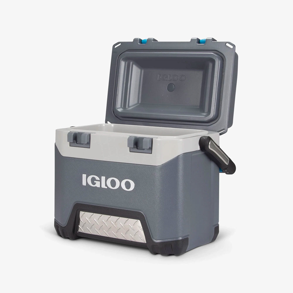 Igloo BMX Spacious 25 Quart Cooler with Insulated Lid and Handles, Gray (Used)