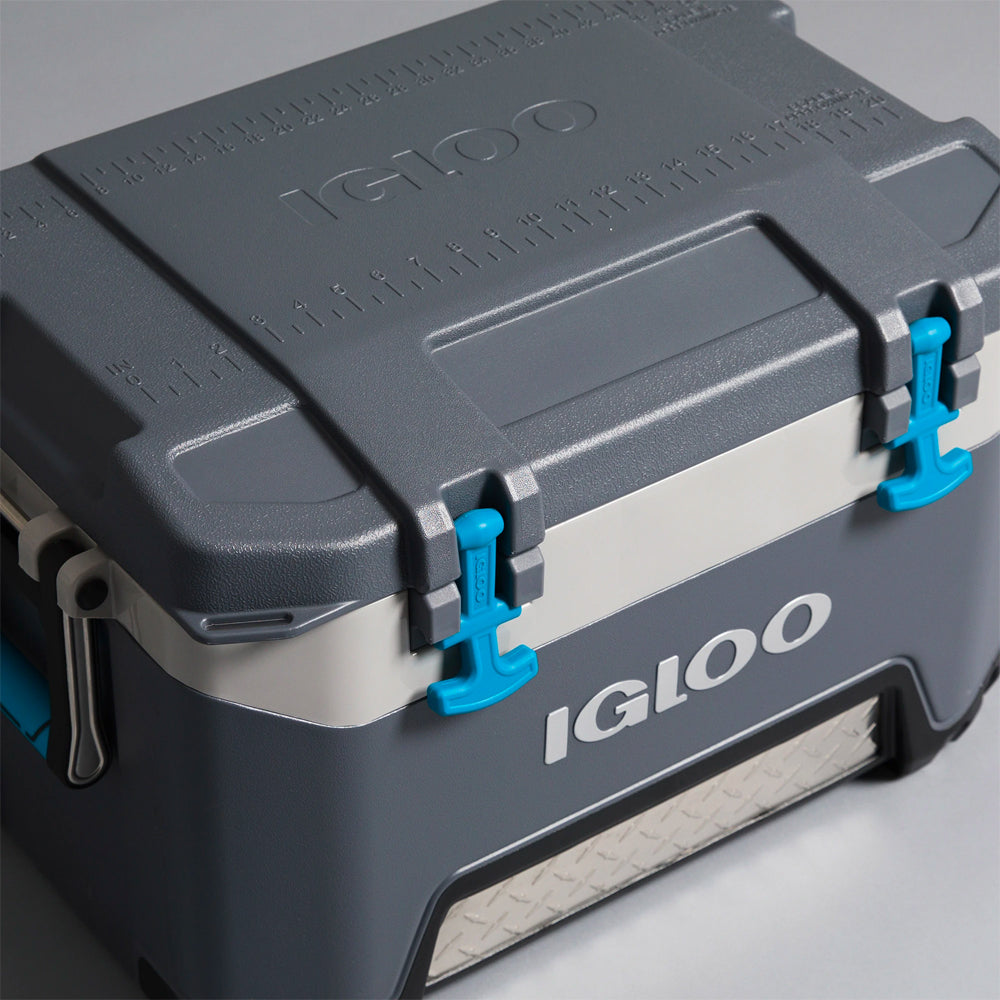 Igloo BMX 52 Quart Durable Cooler with Insulated Lid and Handles, Gray (Used)