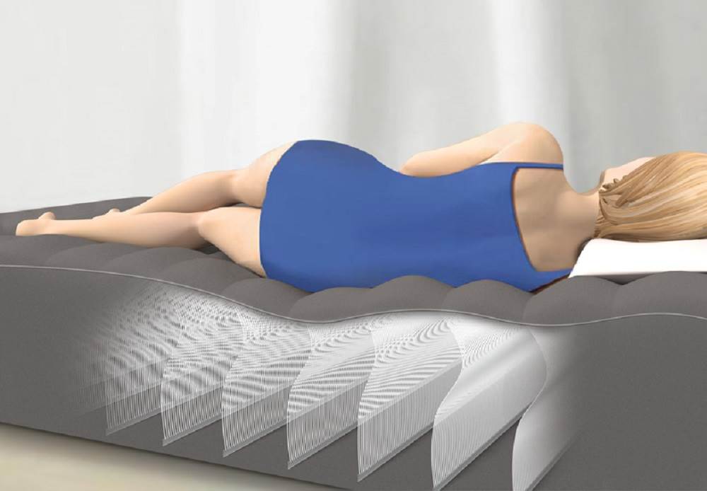 Intex Premium Dura-Beam Comfort 13" Airbed w/ Built-In Pump - Queen | Open Box